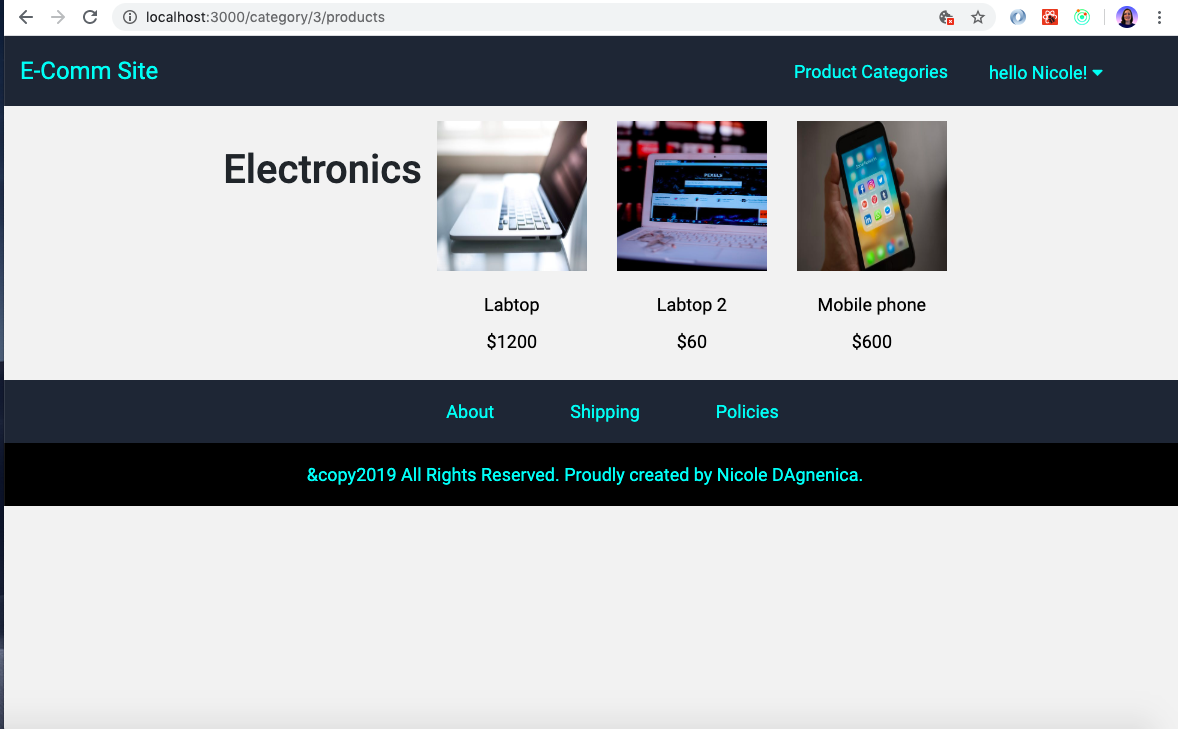 E-Commerce Site