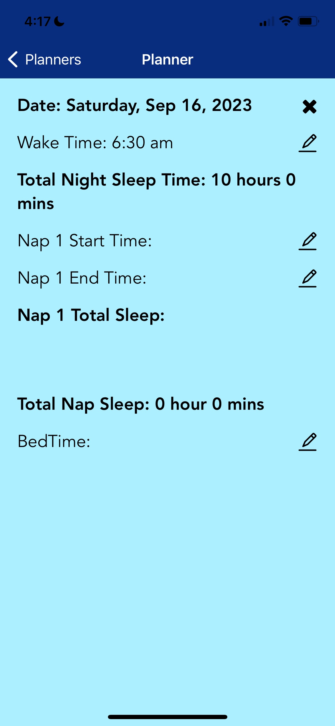 Sleep Star Mobile App